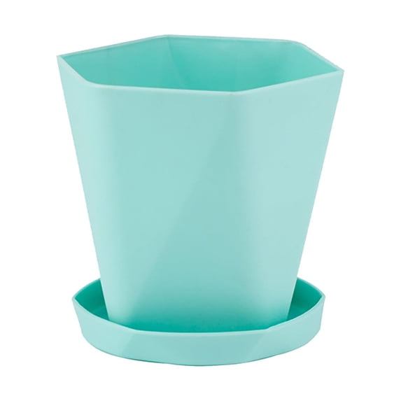 Darzheoy 7" Plastic Plant Pots, Resin Thickened Seedlings Nursery Pots, Flower Plant Container Seed Starting Pots for All House Plants, Herbs and Seedling Nursery