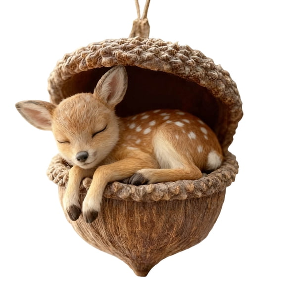 Darzheoy Acrylic Christmas Ornaments 2D Festive Hanging Pendants for Xmas Tree Decorations Holiday Decor Gift Set of 6 Assorted Designs