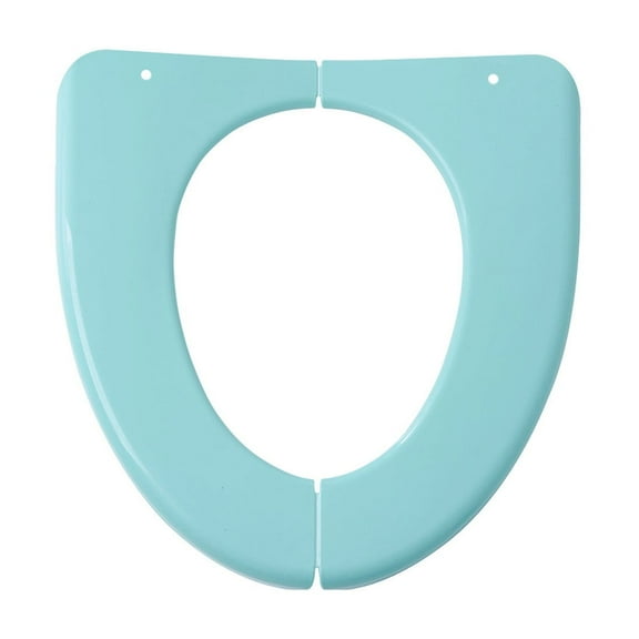 Darzheoy Adult Folding Toilet Pad Toilet Seat Plastic Toilet Cushion Washable Foldable Portable Toilet Seat Cover for Home Travel Office