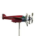 thumbnail image 1 of Darzheoy Airplane Weathervane, Metal Weather Vane for Yard, Garden, Deck, Kinetic Wind Sculpture with Realistic Design, Gifts for Flight Lovers, 1 of 9