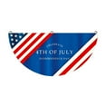 thumbnail image 1 of Darzheoy American Flag Patriotic Bunting USA Pleated Fan, 1.5X3 ft Large US Bunting Flags Half Fan 4th of July Decorations US Flag Banners Independence Day Memorial Day Outdoor Decor, 1 of 8