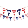 thumbnail image 1 of Darzheoy American Stars and Stripes Flag Bunting Garland USA Triangle Banner Patriotic Party Decoration for 4th of July Independence Memorial Day Party Supplies, 1 of 6
