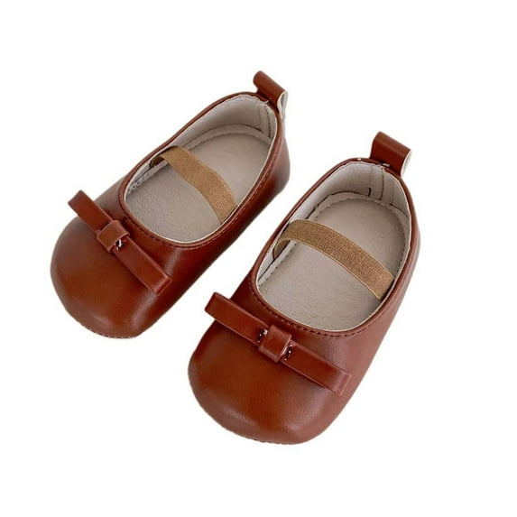 Darzheoy Baby Boys Girls Shoes Leather Soft Rubber Sole Sneakers Non-Slip Toddler Ankle Boots Infant Walking Shoes Moccasins 5-18 Months