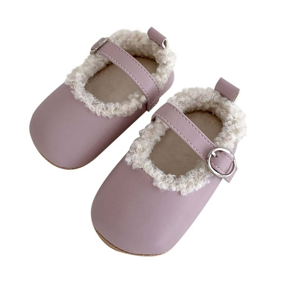 Darzheoy Baby Boys Girls Shoes Leather Soft Rubber Sole Sneakers Non-Slip Toddler Ankle Boots Infant Walking Shoes Moccasins 5-18 Months