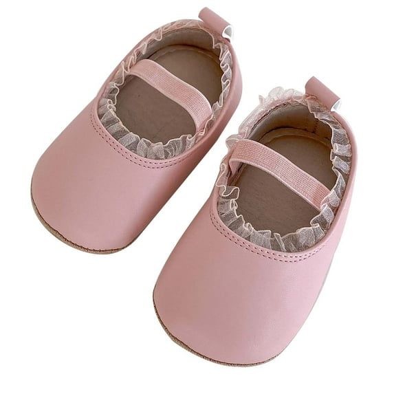 Darzheoy Baby Boys Girls Shoes Leather Soft Rubber Sole Sneakers Non-Slip Toddler Ankle Boots Infant Walking Shoes Moccasins 5-18 Months
