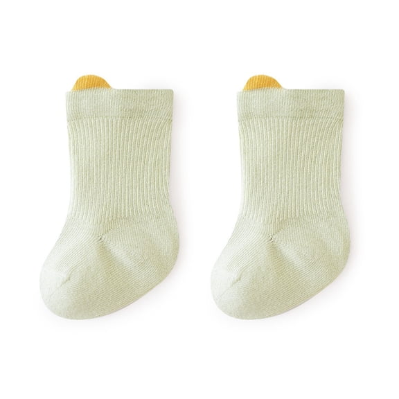 Darzheoy Baby Newborn Socks Casual Cotton Solid Color Versatile Cute Comfortable Fall Winter Socks,0 Months-3 Years