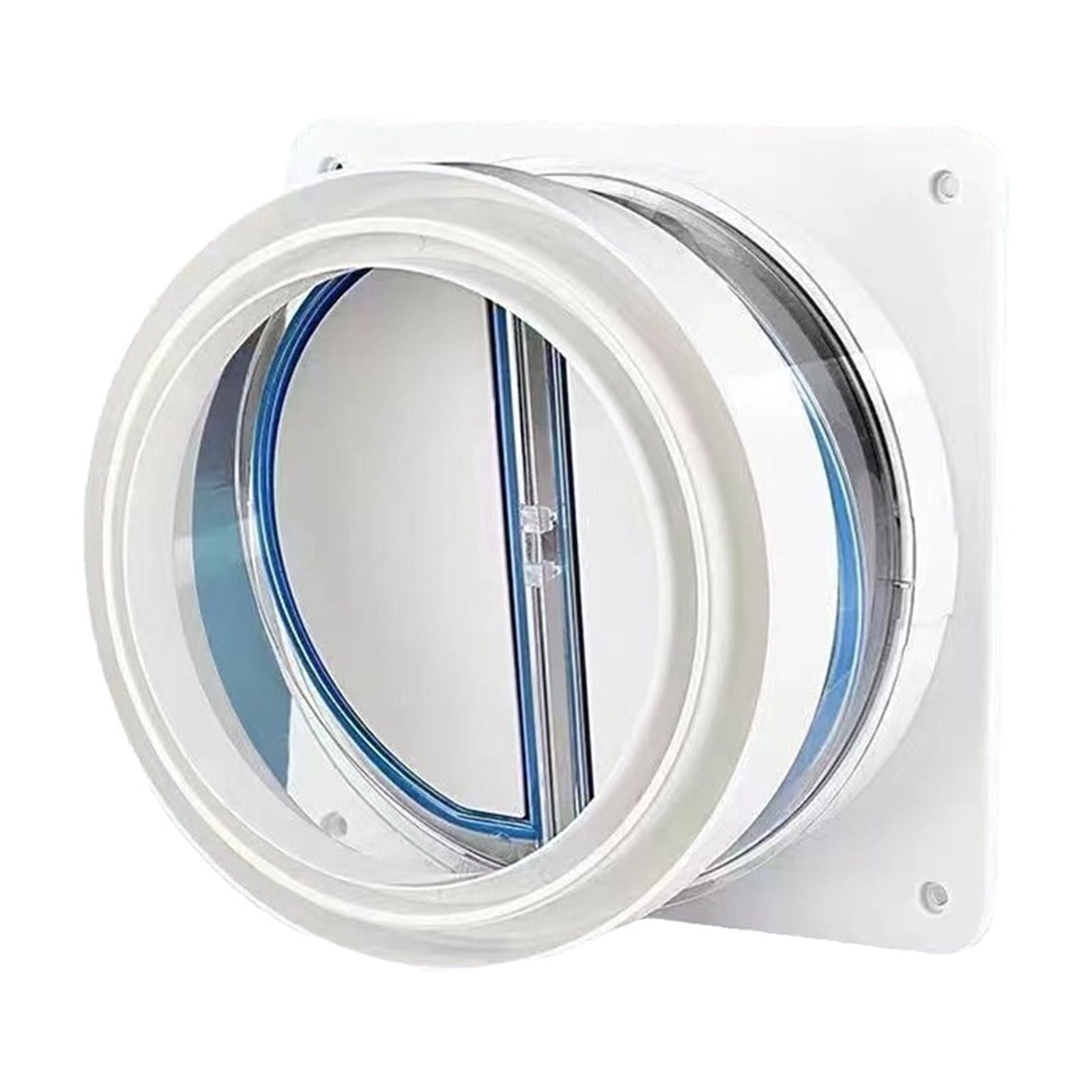 Darzheoy Backdraft Damper, Flexible Airflow Inline Backflow Duct ...