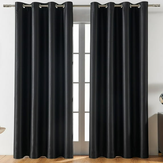 Darzheoy Blackout Curtains for Bedroom, Thermal Insulated Room Darkening Curtains for Living Room Window 52 x 63 inch