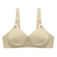 thumbnail image 1 of Darzheoy Bras for Women No Underwire Women's Non Steel Ring Comfortable Printing Plus Size Sexy Four Breasted Bra Underwear Sexy Bras for Women 40/90BC, 1 of 4