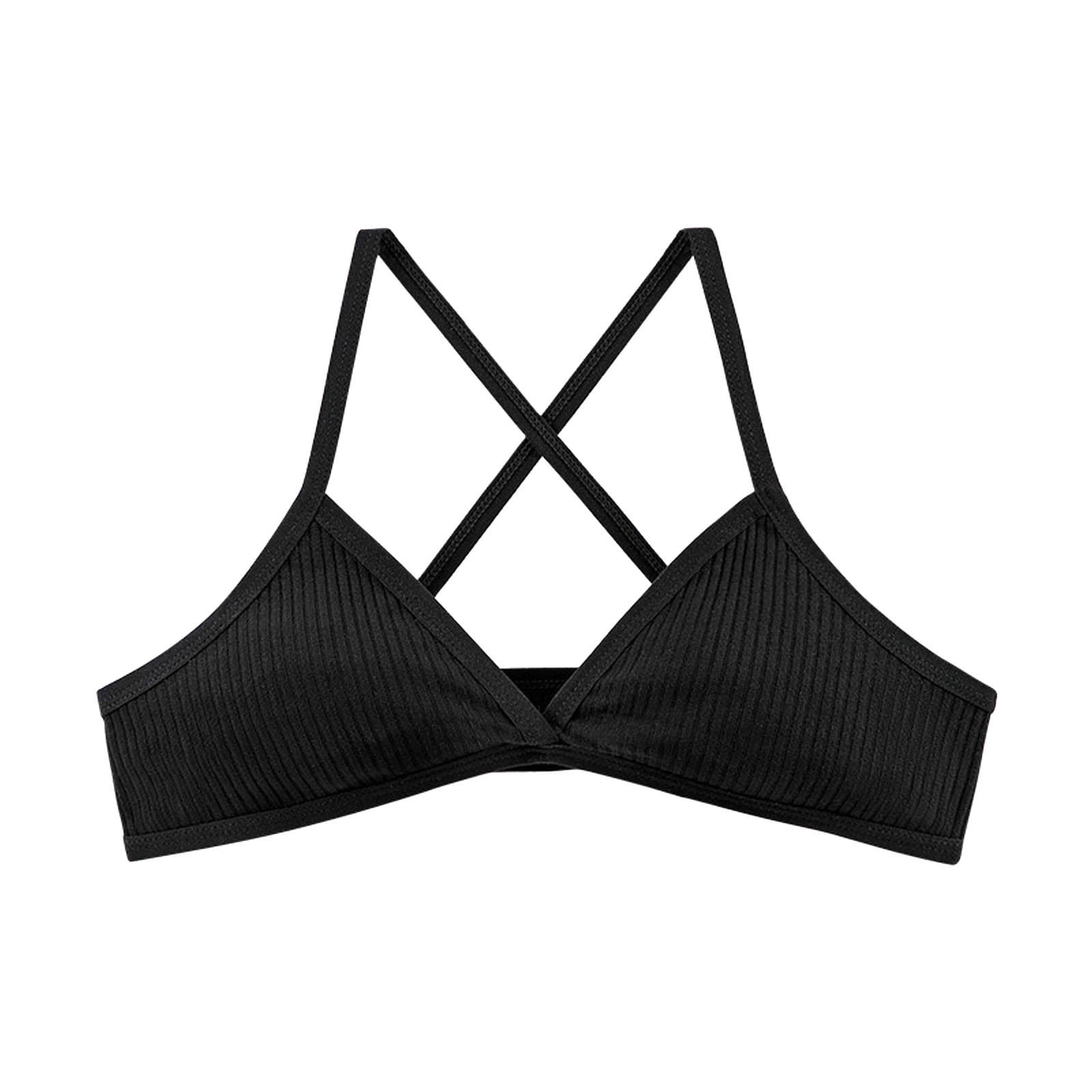 Darzheoy Bras for Teen Girls Women Active Bra Beauty Back Bras Wrap Hollow Out Bra Bikini