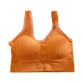 thumbnail image 1 of Darzheoy Bras for Women Fashion Bra Letter Vest Camisole Breathable Push Up Tops Underwear Workout Tops One Size(34-38), 1 of 3
