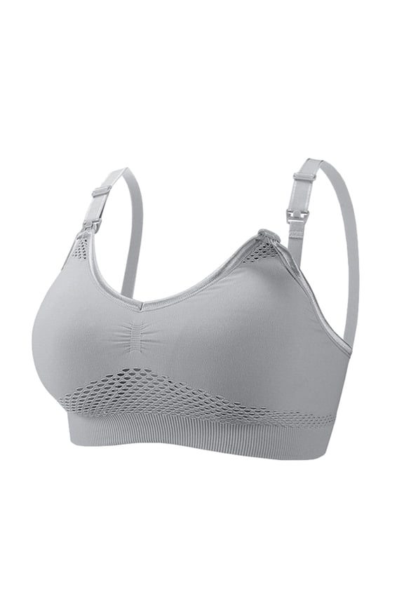 Bras for Women Hands-free Breast Pump Nursing Bras Pregnant Breastfeeding Vest Workout Tops Push Up 80BC