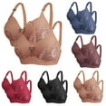 thumbnail image 1 of Darzheoy Bras for Women No Underwire 2PC Ladies Large Size Comfortable Breathable Bra Underwear Bras 44/100BC, 1 of 3