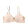thumbnail image 1 of Darzheoy Bras for Women No Underwire Gathering A Seamless Bra With Detachable Shoulder Straps For Daily Use Sexy Bras for Women 36/80AB, 1 of 5