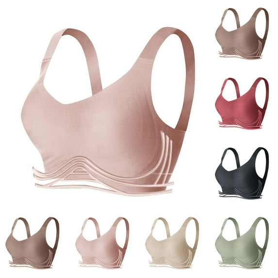 Darzheoy Bras for Women No Underwire Ladies Embroidered Bras Comfortable Breathable Bra Tank Top Underwear Bras 75D/80B/80C