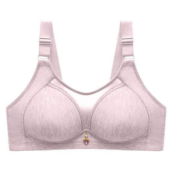 Darzheoy Bras for Women No Underwire Ladies Fashion Bowknot Printing Comfortable Hollow Out Bra Underwear Bras Sport Bras 100B/C