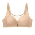 thumbnail image 1 of Darzheoy Bras for Women No Underwire Ladies Fashion Bowknot Printing Comfortable Hollow Out Bra Underwear Bras Yoga Sports Bras for Women 80B/C, 1 of 8