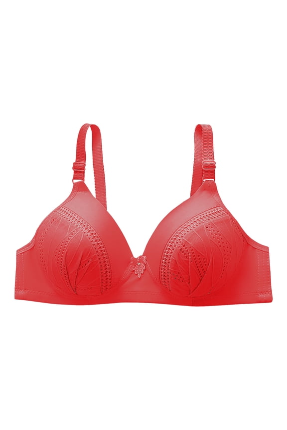 Bras for Women No Underwire Ladies Solid Color Comfortable Bra Underwear Bras Sport Bras for Women 95C