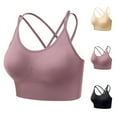 thumbnail image 1 of Darzheoy Bras for Women No Underwire Traceless Sports Bra With A Beautiful Back Yoga Sleep Fitness Style Underwear Bra Bras for Women L, 1 of 9