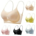 thumbnail image 1 of Darzheoy Bras for Women No Underwire Women Fashion Ventilate Underwear No Underwire Plus Size Together Traceless Everyday Bras 40/90BC, 1 of 6