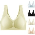 thumbnail image 1 of Darzheoy Bras for Women No Underwire Women Sports Bras Wire Free Underwear Bra Everyday Seamless Bras XL, 1 of 3