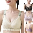 thumbnail image 1 of Darzheoy Bras for Women No Underwire Women's Bra Underwear Removable Shoulder Strap Daily Comfort Bra Underwear High Support Bras for Women 36/80BCD, 1 of 7