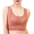 thumbnail image 1 of Darzheoy Bras for Women No Underwire Women's Bra Wire Free Underwear OnePiece Cross Side Buckle Bra Everyday Underwear Bras 32/70ABC, 1 of 9