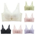 thumbnail image 1 of Darzheoy Bras for Women No Underwire Women's No Steel Ring Lactation Vest Bra Back Adjustment Yoga Running Bra Bras for Women L, 1 of 6