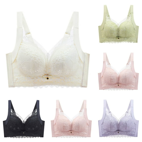 Darzheoy Bras for Women No Underwire Women's No Steel Ring Lactation Vest Bra Back Adjustment Yoga Running Bra Bras for Women M