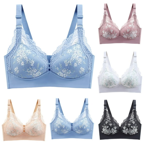 Darzheoy Bras for Women No Underwire Women's No Steel Ring Lactation Vest Bra Back Adjustment Yoga Running Bra Sports Bra XXL