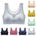 thumbnail image 1 of Darzheoy Bras for Women No Underwire Women's No Steel Ring Lactation Vest Bra Back Adjustment Yoga Running Bra Women Bra L, 1 of 5