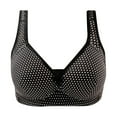thumbnail image 1 of Darzheoy Bras for Women No Underwire Women's Non Steel Ring Comfortable Printing Plus Size Sexy Four Breasted Bra Underwear Women Bra 44/100BC, 1 of 3
