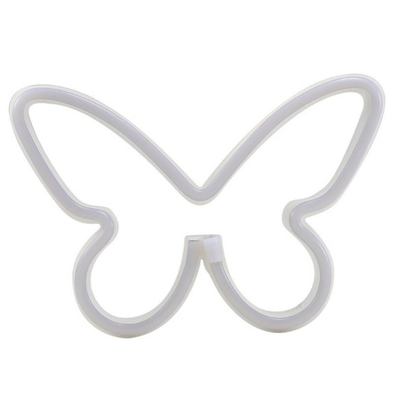 Darzheoy Butterfly Neon Signs Lights for Bedroom Wall Decor, USB or Battery LED Neon Night Light Wall Decoration, Aesthetic Room Decor for Girls, Kids, Living Room, Bar, Dorm