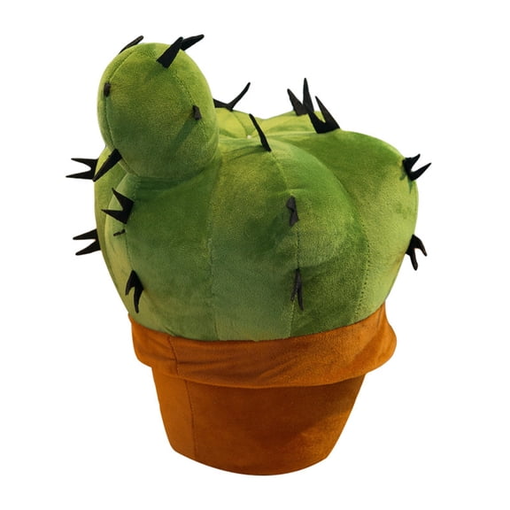 Darzheoy Cactus Shape Pillow, 9.8" 3D Throw Pillow Sofa Cactus Shaped Pillow Plush Cactus Decorative Pillow Office Bed Cushion for Couch Sofa Living Room Home Decor