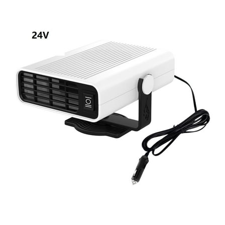 Darzheoy Car Heater 24v Universal Winter Car Heater, Rotatable Defogging Heater, Fast Heating Heater