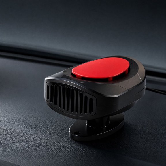 Darzheoy Car Heating Fan, 12V Portable Automotive Fan, Warm Cool Air Winter Defrost Summer Use, Vehicle Interior Accessories for Truck SUV Van Sedan