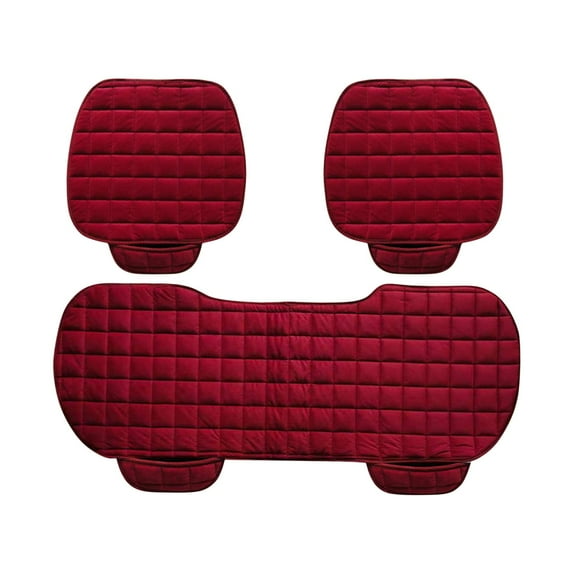 Darzheoy Car Seat Covers Universal Seat Covers for Car Accessories with Storage Pockets, Car Front Seat Covers and Rear Cover for Automotive, SUV, Truck, and Van
