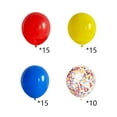 thumbnail image 1 of Darzheoy Carnival Balloons 55pcs 12 Inch Red Light Blue Royal Blue Yellow Latex Balloons for Carnival Theme Birthday Party Decorations, 1 of 6