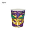 thumbnail image 1 of Darzheoy Carnival Party Set, 20pc Cutlery with Plates Cups Napkins and Tablecloth for Carnival Themed Parties, Festive Dining Accessories for Family Gatherings, 1 of 6