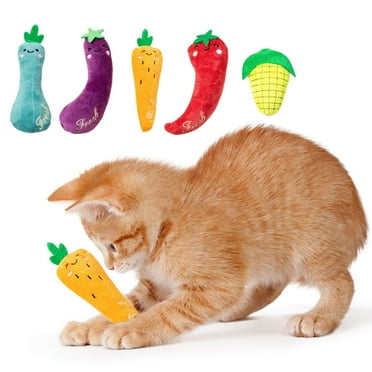 Darzheoy Cat Toys, Interactive Cat Toy for Indoor Cats, Soft and Enduring Crinkle Sound Catnip Toys, Cat Teething Chew Toy