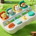 thumbnail image 1 of Darzheoy Cause-and-Effect Toy, Developmental Toy with Buttons & Colors, Color Sorting Animal Toys for Kids Toddlers Babies 18 Months+, 1 of 3