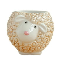 Darzheoy Ceramic Succulent Planter Pots, Owl Pot Ceramic Succulent Plant Pot Cactus Potted Planting Bonsai Pots Set