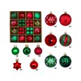 thumbnail image 1 of Darzheoy Christmas Balls Ornaments 44Pcs Christmas Holiday Accessories Painted Christmas Balls Set Plastic Balls Christmas Tree Ornaments Small Pendant, 1 of 6
