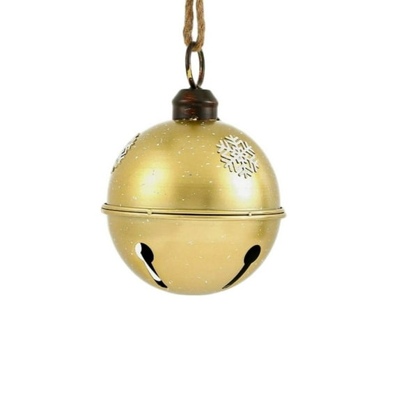 Darzheoy Christmas Bells Large Wrought Vintage Jingle Bells Decor for Mantel Front Door Tree Holiday Decorations