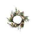 thumbnail image 1 of Darzheoy Christmas Candle Rings Wreath Artificial Berries Pinecones Wreaths Garland Candle Ring Holder for Christmas Wedding Home Table Centerpiece Decoration, 1 of 6