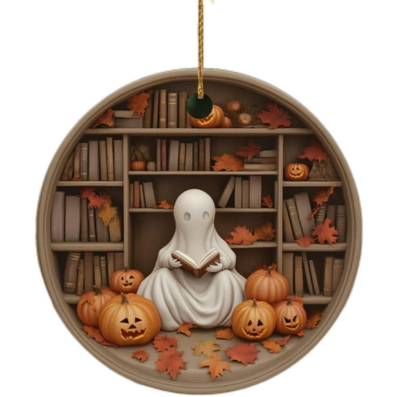 Darzheoy Christmas Decorations Santa Claus Round Decoration Holiday Tree Decorations with Lanyard Lightweight Christmas Tree Hanging Ornament for Xmas Party