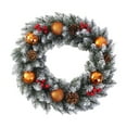 thumbnail image 1 of Darzheoy Christmas Garland 12 inch Artificial Green Plants for Home Decoration Window Door Hanging Wreath Festive Holiday Decor Indoor and Outdoor Setup, 1 of 6
