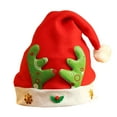 thumbnail image 1 of Darzheoy Christmas Hats Santa Hats Plush Santa Claus Christmas Decorations for Christmas New Year Festive Holiday Party Supplies, 1 of 7