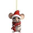 thumbnail image 1 of Darzheoy Christmas Ornament Christmas Decorations for Mice Christmas Trees Home Decor Car Decorations Christmas Gifts, 1 of 5