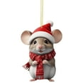 thumbnail image 1 of Darzheoy Christmas Ornament Christmas Decorations for Mice Christmas Trees Home Decor Car Decorations Christmas Gifts, 1 of 5